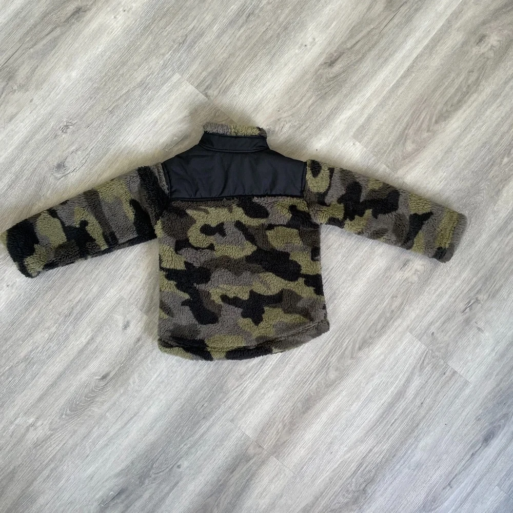 Free Country Toddler Boys Camo Faux Fur Jacket